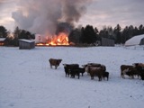 Vermont barn fire