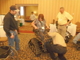 Action Track Chair demonstration.