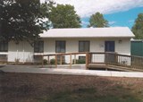 The new ramp and sidewalk for the Community Center at the Warrick County Fairgrounds, the winning Bridging Horizons project.