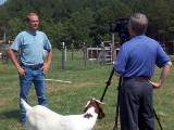 AgrAbility of Georgia being interviewed for a special on Georgia Farm Monitor.