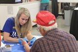 Missouri AgrAbility offered free health screenings.