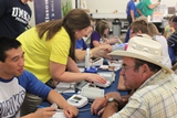 Missouri AgrAbility offered free health screenings.