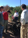 AgrAbility of Georgia board members were given a demonstration of the 4x4 Action Trackchair.