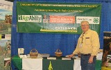 Vermont Center of Independent Living AgrAbility Specialist Tom Younkman in the Vermont AgrAbility booth.