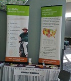 AgrAbility in Georgia's booth at the Southeast Regional Fruit and Vegetable Conference.