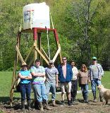 A team designed a water delivery system for a client with disabilities in Western NC.