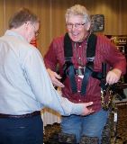 A Minnesota client trials the Track Chair.