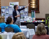 NC AgrAbility project coordinator Michele Proctor presented Work Smarter, Not Harder to more than 80 session attendees at the 2014 North Carolina Farm Bureau Women's Conference in Durham, NC.