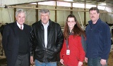 Division of Workforce Development Secretary Jonathan Barry, WDA Director Amy Grotzke, AgrAbility of Wisconsin Director Richard Straub, and Paul Leverenz from Easter Seals Wisconsin.