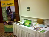 AgrAbility display at National Farmworkers Health Conf.