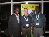 Chuck Baldwin with Billy Lawton and Peter Ampim of TX