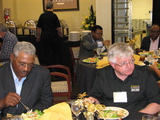 Bill Field & Bo Campbell enjoying their meal