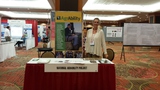 Candy Leathers manning the NAP boot at RESNA conference