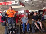 Husker Harvest Days Trac Chairs where old-school meets new-school