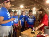 TN AgrAbility volunteer, Madison Morris, at Fayette County Ag Day