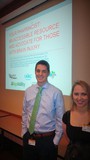 student presenters at brain injury conference