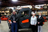 presentation of UTV to Ohio farmer