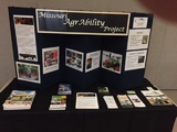 MO AgrAbility display at Lincoln University Minority and Limited Resource Farmers conf.