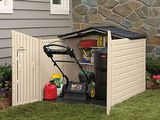 Slide-lid storage shed