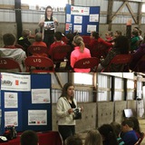 Abi & Rachel teaching youth at Rural Safety Day