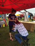 Massage at Milan No Till Field Day