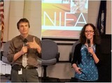 Dr. Steven Thomson and Dr. Aida Balsano of USDA/NIFA