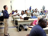 Paul Jones teaching Alcorn State AgrAbility workshop