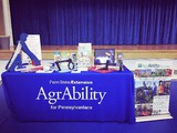 AgrAbility for Pennsylvanians booth at AT awareness day at Penn State DuBois