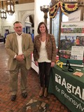 John McConnell and Kendra Martin at Disability Awareness Day in Harrisburg, PA