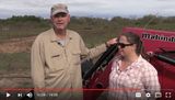 Screen shot of farmer veteran and his wife from new video