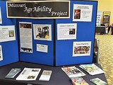MO AgrAbility booth at Great Plains Growers conference
