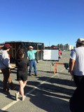 Richard Brzozowski teaching at ME tractor driving evaluation event