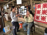 Ellen Gibson sharing at the Maine Fiber Frolic