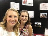 Emily Matzke and Abi Jensen at WI State FFA Convention