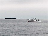 Lobster boat off Maine shore