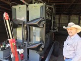 Dwaine Koenig and Silencer cattle working chute