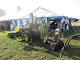 tractor with Life Essentials lift and an Action Trakchair at Farm Progress Show