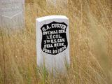 Gen. George Custer fell here marker