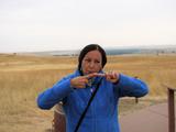 Rose Williamson, private guide at Little Big Horn battlefield