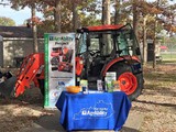 Demonstration tractor at Powell County Field Day