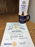 Lani Carlson Rotary Club recognition