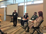 Dr. Deborah Reed doing farm safety and health theater