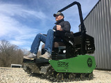 Man sitting in Ring-Co TUC Tracked Utility Chair 