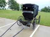 Modern Amish buggy with LED lighting