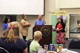 L to R: Betty Rodriguez, Dr. Janine Parker, Chuck Baldwin, and Dr. Paula Faulkner