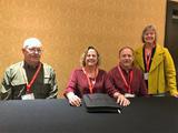 Tim Prather (TN), Cheryl Grenwelge, Rick Peterson, and Karen Funkenbusch at BFRDP directors' meeting