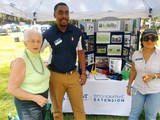 North Carolina AgrAbility staff and booth at Celebrating Agriculture event