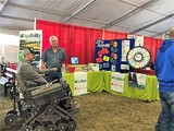 Husker Harvest Days with NE AgrAbility clients