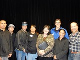 South Dakota's AgrAbility team with PI Jason Schoch on far right and Patricia Hammond, Extension educator, next to him