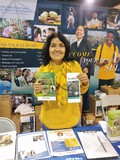 Beatriz (Betty) Rodriguez at the NC AgrAbility booth at NC State Fair